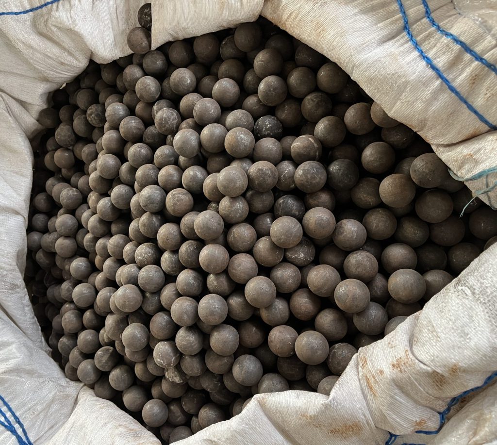 Forged Steel Grinding Balls in a Big Bag