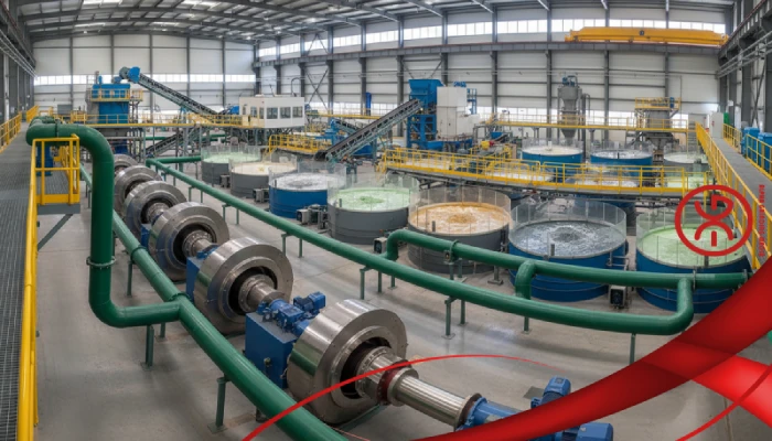 Milling and mineral processing plant for ore separation