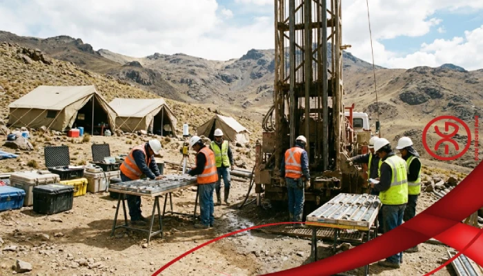 Engineers analyzing feasibility studies and designing ore processing and milling circuits