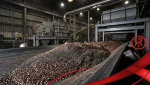 High-grade mineral concentrate powder produced after grinding and separation processes.