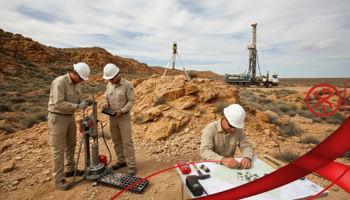Geological exploration and core sampling in mining operations