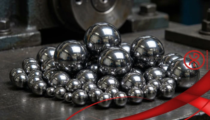 High-performance steel grinding media balls used in ball mills for optimal mineral liberation.